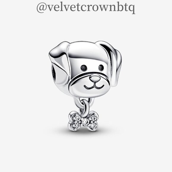 Pandora Pet Dog & Bone Charm|Pendant - Picture 1 of 2